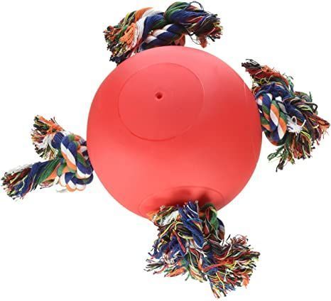 Гумовий м'яч Soft Flex з канатами HT-pet - S 4395 фото