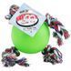 Гумовий м'яч Soft Flex з канатами HT-pet - S 4395 фото 3