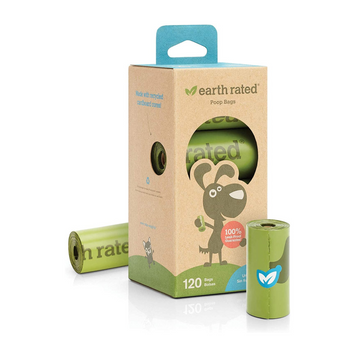 Пакети для прибирання Poo bags від Earth Rated без аромату - 120 шт. 7568 фото