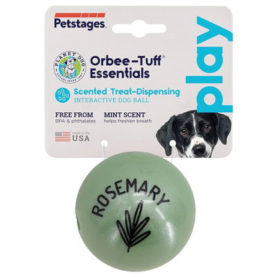 М'яч зелений Orbee-Tuff Essentials з ароматом розмарину 7765 фото