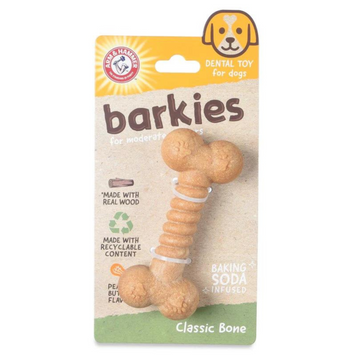 Жувальна іграшка Barkies Classic Bone для помірного стиля гризіння зі смаком арахіса від Arm & Hammer 7767 фото