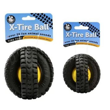 Гумовий м'яч Pet Qwerks Animal Sounds X-Tire Ball - S 7674 фото