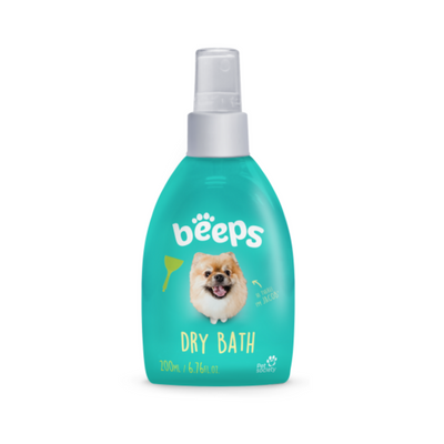 Сухий шампунь для собак та котів BEEPS DRY BATH з ароматом дині, 200 мл 7679 фото
