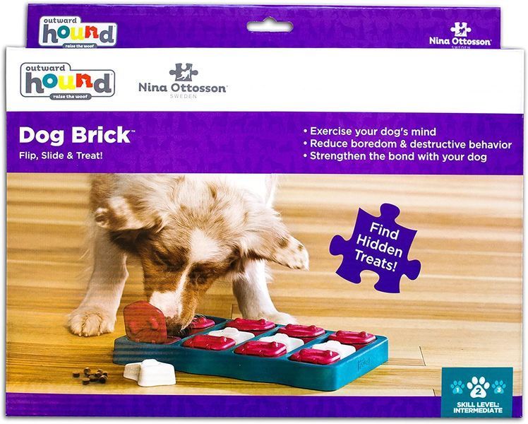Головоломка Nina Ottosson by Outward Hound Brick Puzzle 3934 фото