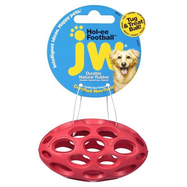 М'яч сіткою регбі Hol-ee Roller Ball від JW Pet - S 3799 фото