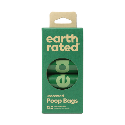 Біорозкладні пакети для прибирання без запаху Earth Rated, 120 шт 7739 фото