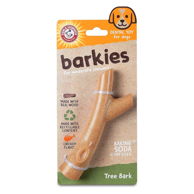Жувальна іграшка Barkies Tree Bark для помірного стиля гризіння зі смаком курки від Arm & Hammer 7759 фото