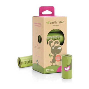 Пакети для прибирання Poo bags від Earth Rated з ароматом лаванди - 120 шт. 7450 фото