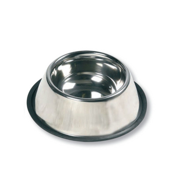 Миска Flamingo Dish Rubber Rim для собак з гумовим обідком 0,9 л, 17 см       7455 фото