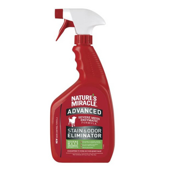 Спрей-знищувач Nature's Miracle &laquo;Advanced Stain and Odor Eliminator&raquo; для видалення плям і запахів від собак з посиленою формулою 946 мл. 7464 фото