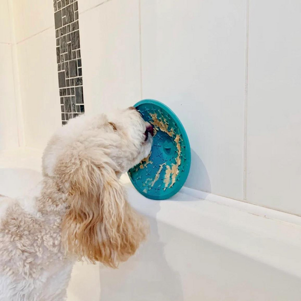 Килимок на вилизування LickiMat Splash на присосках - Зелений 7616 фото