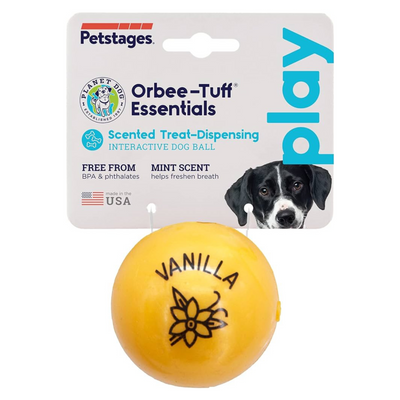 М'яч жовтий Orbee-Tuff Essentials з ванільним ароматом 7764 фото